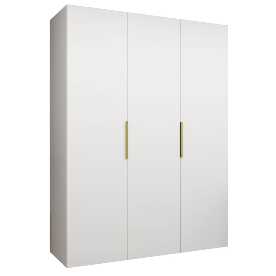 Szafa uchylna otwierana MARBELLA 1 150 wys. 202 cm Biały + u. Złoty