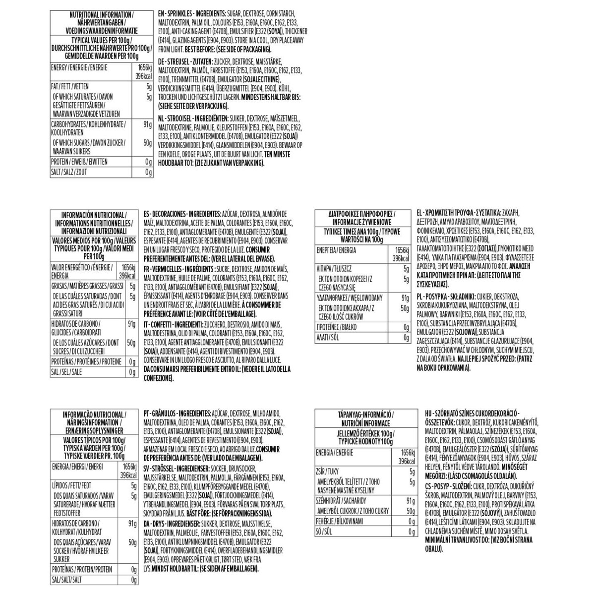 PME Posypka cukrowa Harry Potter 60 g