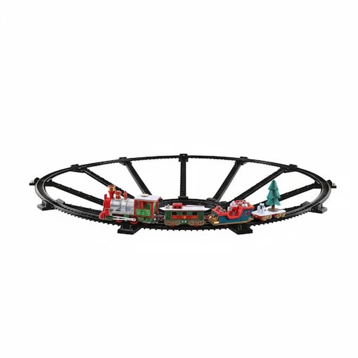 Świąteczna kolejka na choinkę, 23 elementy, Ø 87,5 cm