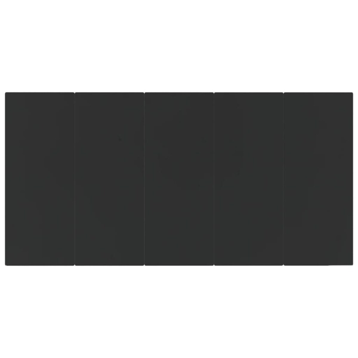 vidaXL 7-częściowy zestaw mebli ogrodowych, czarny, polirattan