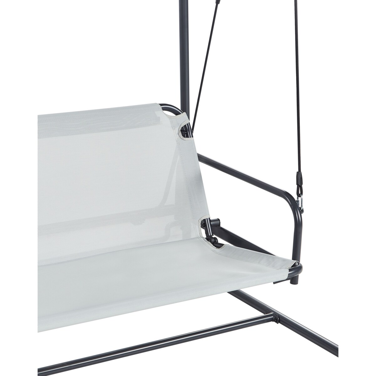 Huśtawka ogrodowa MARSCIANO Metal Jasnoszary
