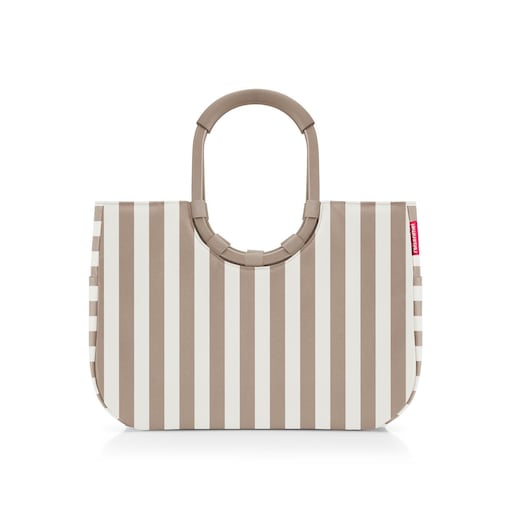 Torba LOOPSHOPPER L, summerstripes coffee
