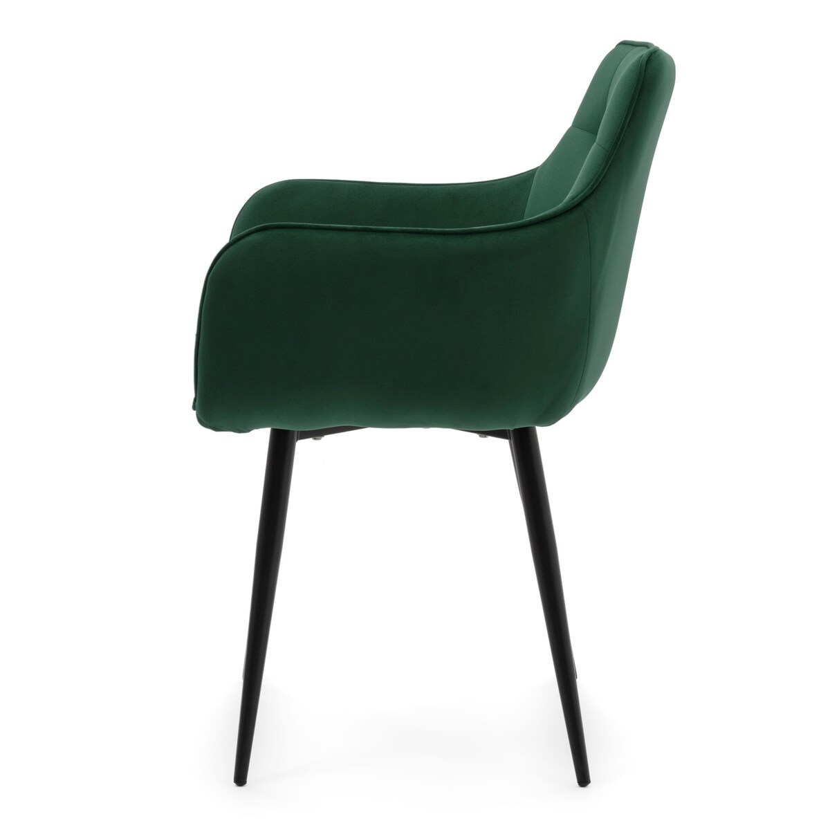 Krzesło tapicerowane welurowe GALLO velvet zielony