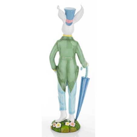 Dekoracja - królik z parasolem 44,5x15x10,5 cm