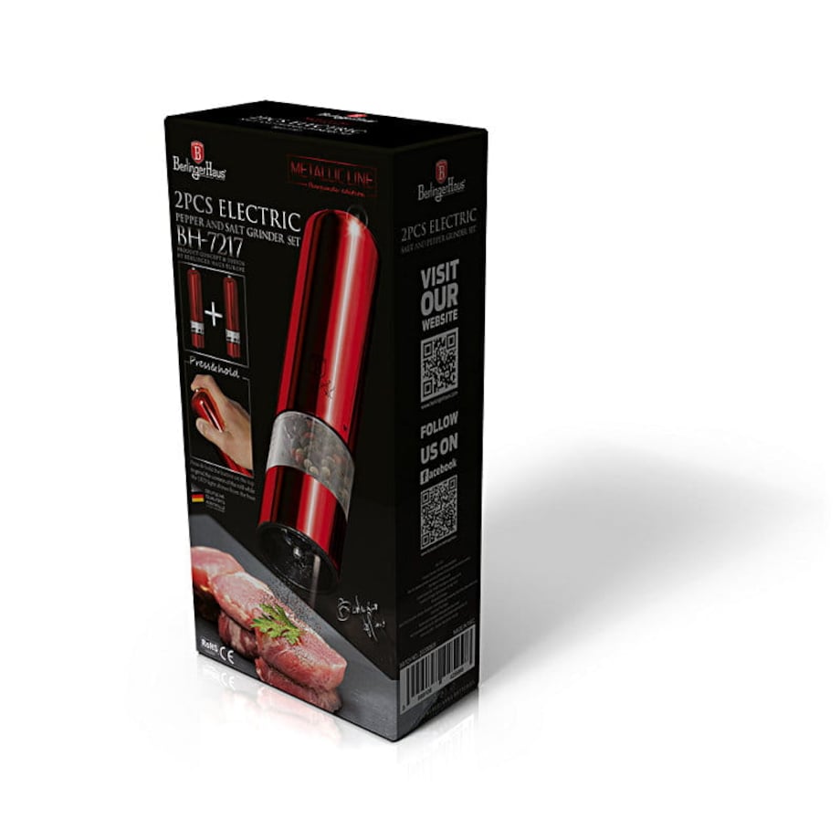 Zestaw elektrycznych młynków do przypraw BerlingerHaus BH-7217