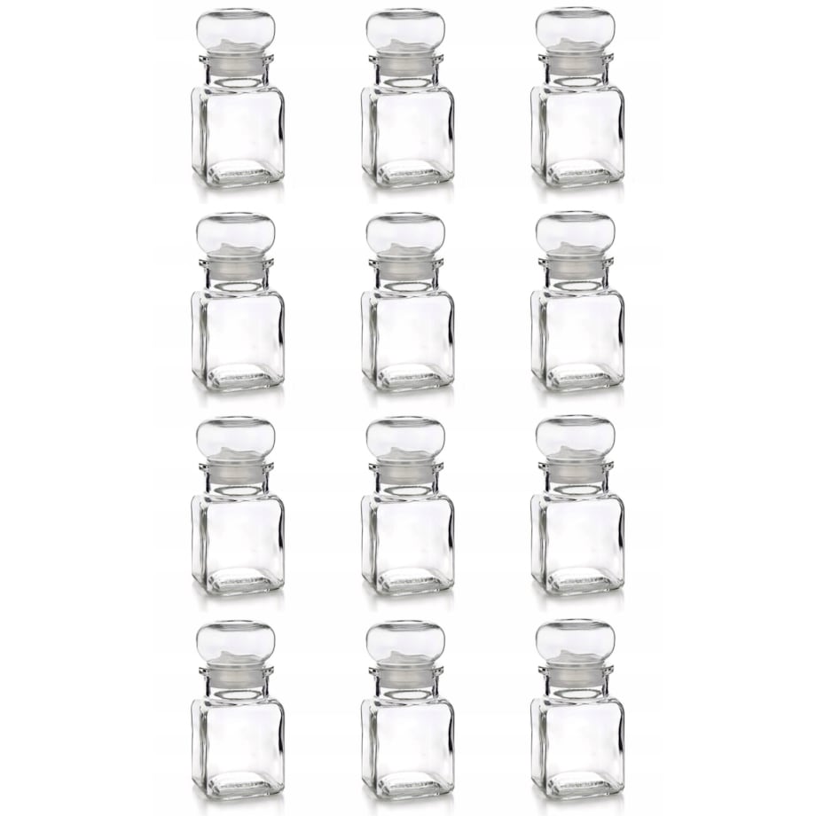 POJEMNIK SŁOICZEK NA PRZYPRAWY kuchenne herbatę zioła 12 x 150 ml BANQUET