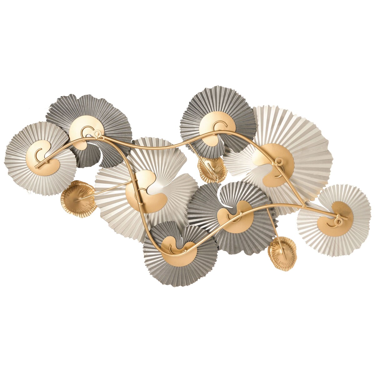 Dekoracja ścienna FRANCIUM Metal 50 cm Kolorowy