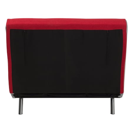 Sofa rozkładana czerwona FARRIS