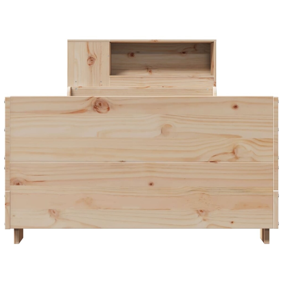 vidaXL Rama łóżka bez materaca, 90x200 cm, lite drewno sosnowe