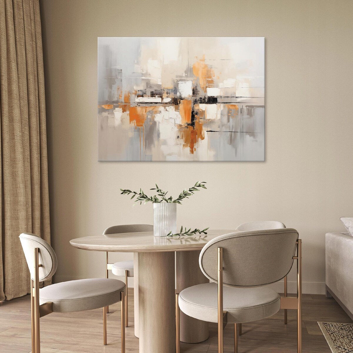 OBRAZ ABSTRAKCJA DO SALONU SYPIALNI NA PŁÓTNIE ŚCIANĘ NOWOCZESNY 100x70