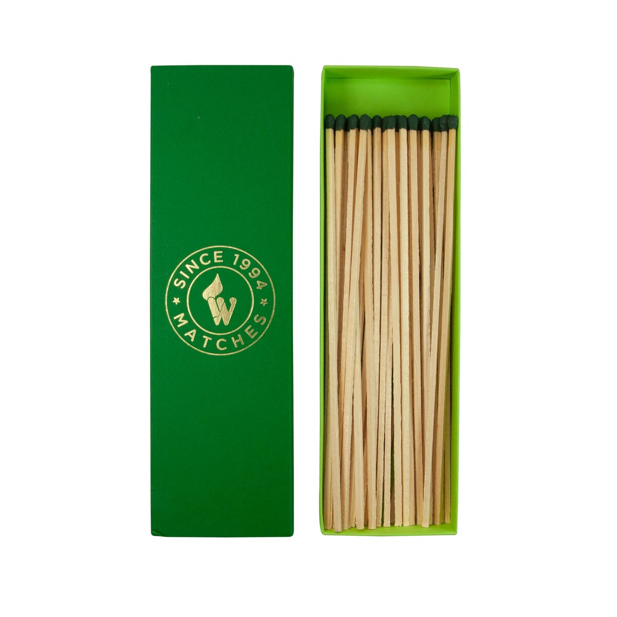 Zapałki Ekstra Długie Premium Multicolor - zielone