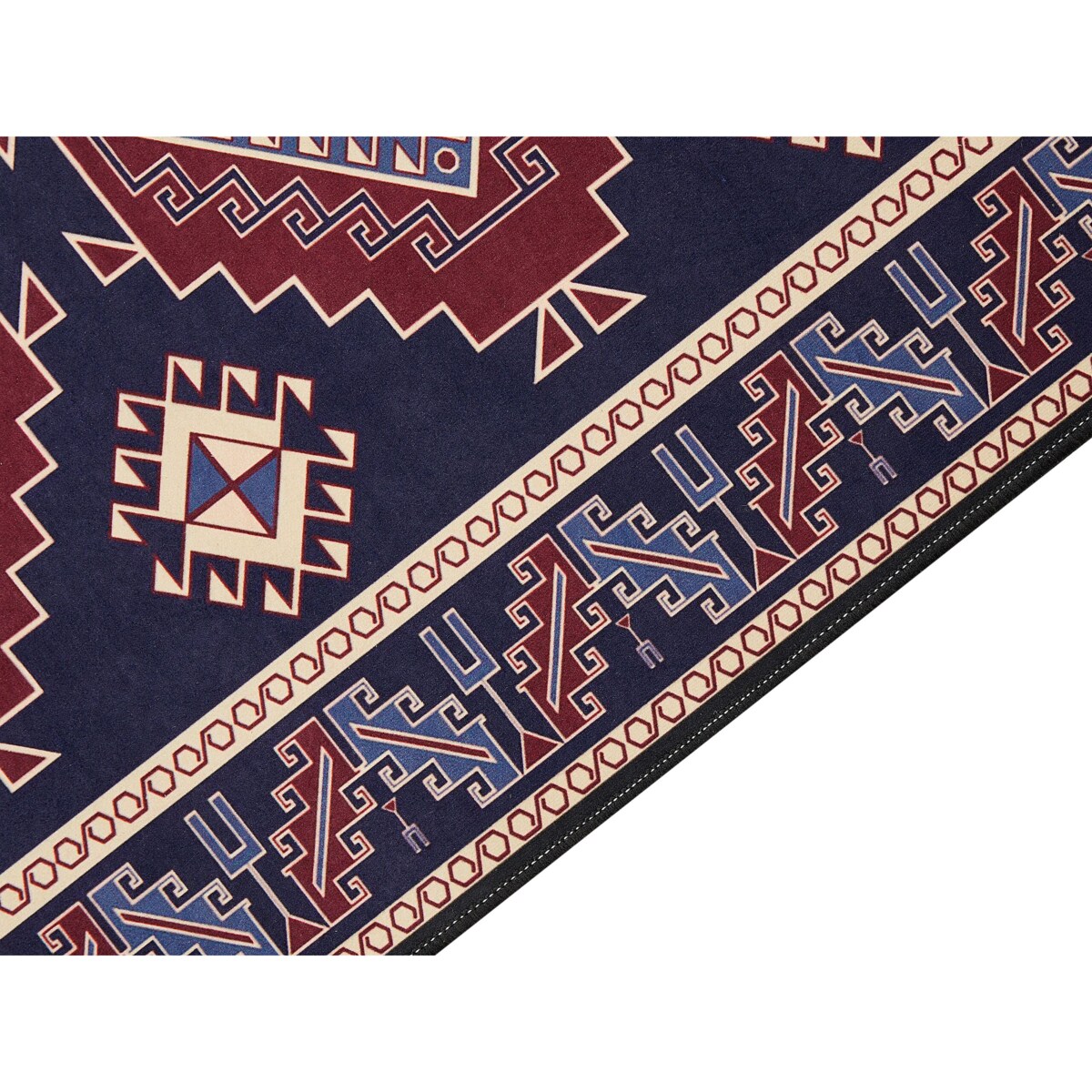 Dywan 80 x 240 cm niebiesko-czerwony KANGAL