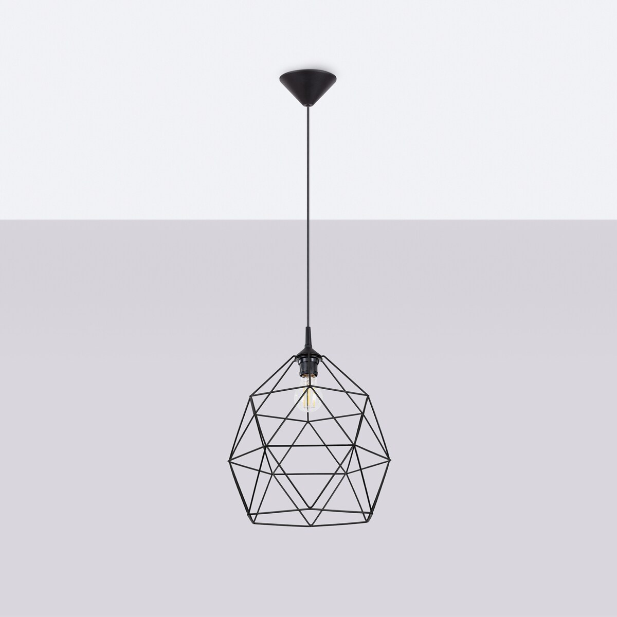 Lampa wisząca TRIOM 30 czarna