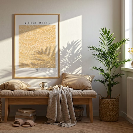 plakat william morris larkspur 21x30