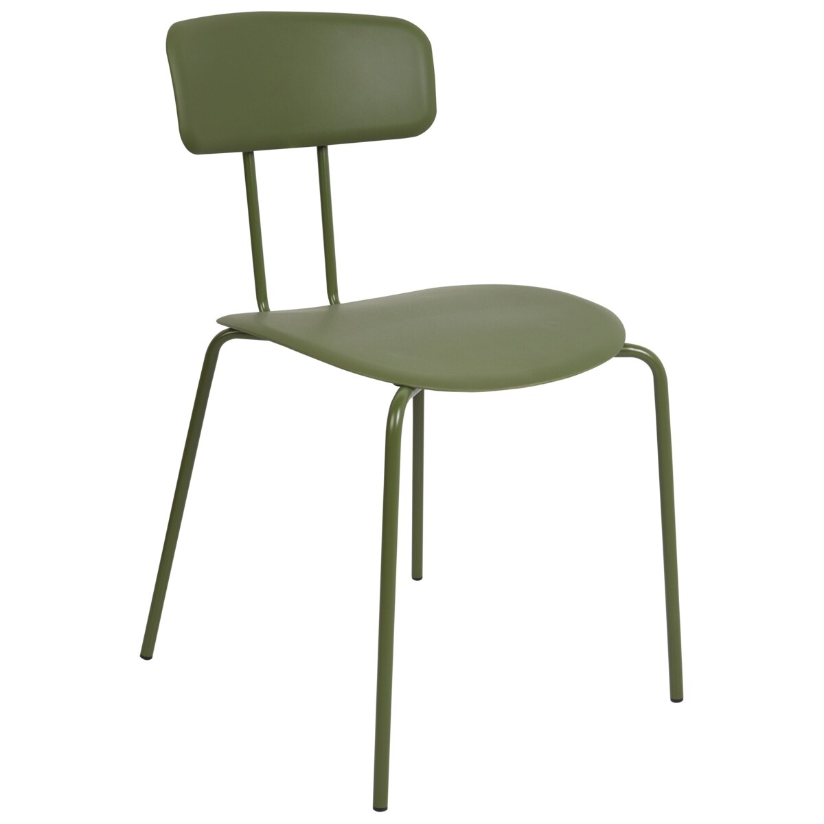 Zestaw 2 krzeseł do jadalni zielony SIBLEY