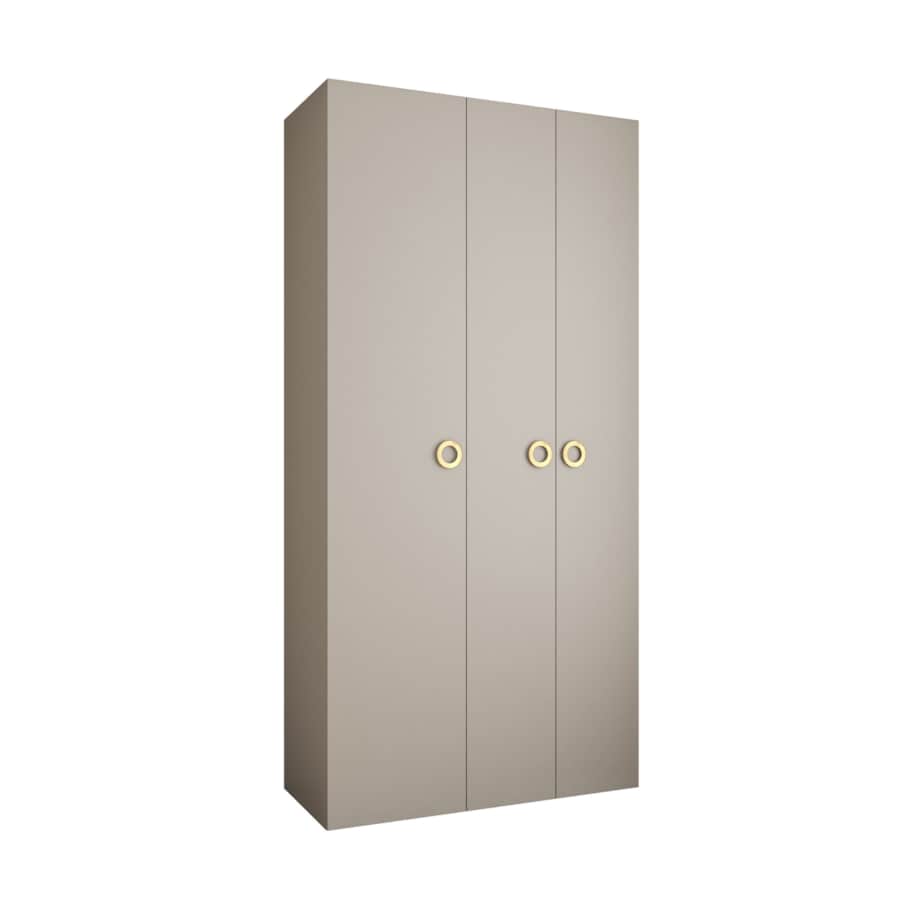 Szafa trzydrzwiowa Como 1 120 gł.40 kaszmir+złoty