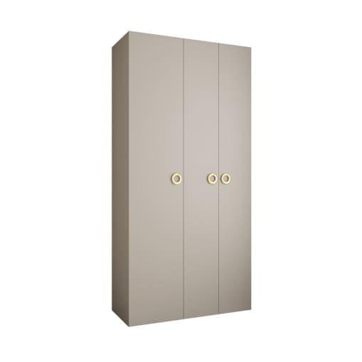 Szafa trzydrzwiowa Como 1 120 gł.40 kaszmir+złoty