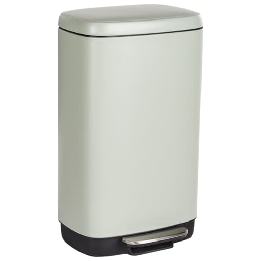 Kosz na śmieci z pedałem 30 L ECOCOLLECT Metal Jasnozielony
