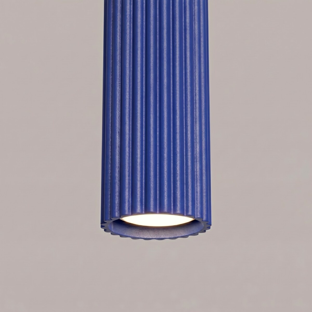 Lampa wisząca KARBON 1 ultramaryna