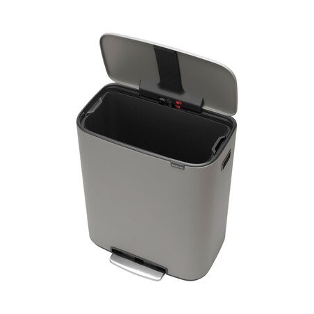 kosz na śmieci pedałowy Bo 60L mineralny szary 211348