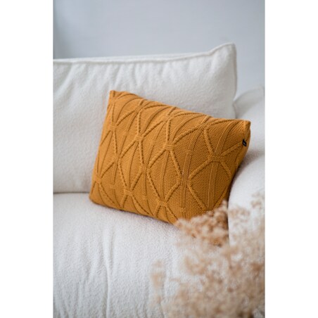 Poszewka brytyjska podłużna musztardowa, 40 x 60 cm, La Manta