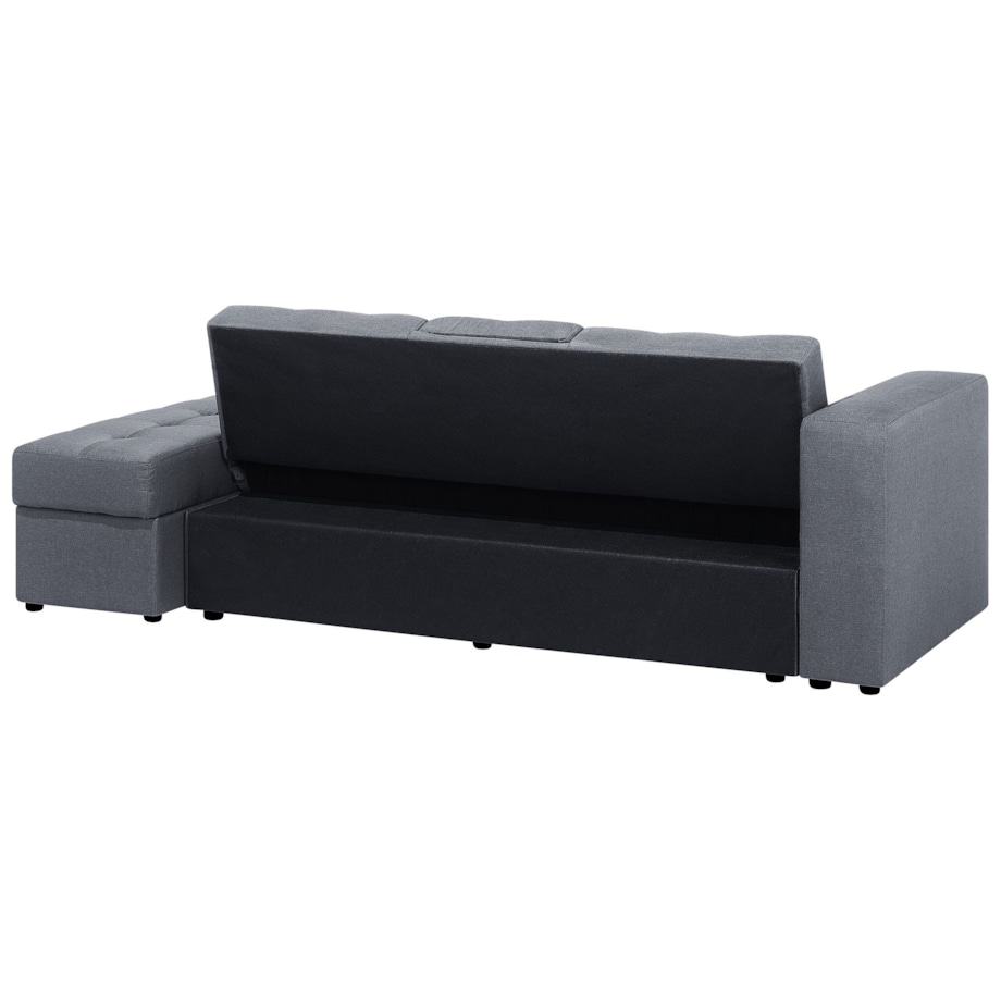 Sofa rozkładana ciemnoszara FALSTER
