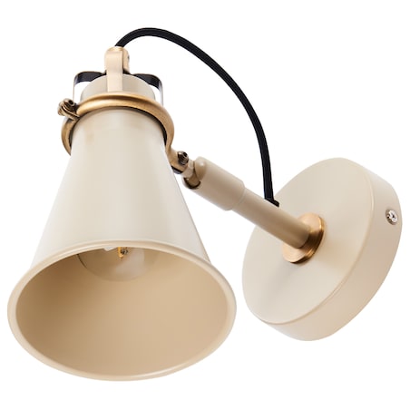 Zestaw 2 lamp ściennych MOYOLA Beżowy Metal Regulowana