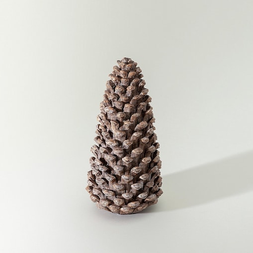 Figurka Szyszka mała 12x12x23 cm boże narodzenie, święta, świąteczne, brązowy, 12x12x23 cm