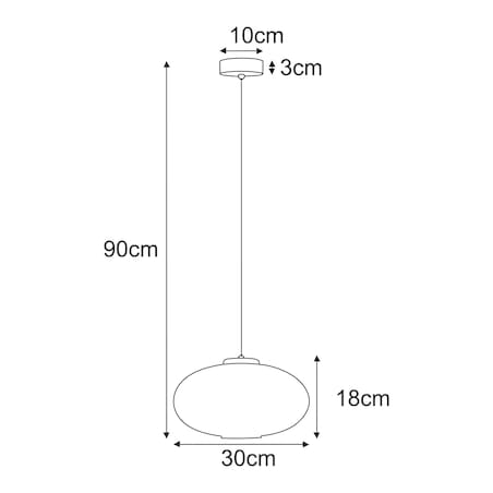 Lampa wisząca K-5670 z serii PESO