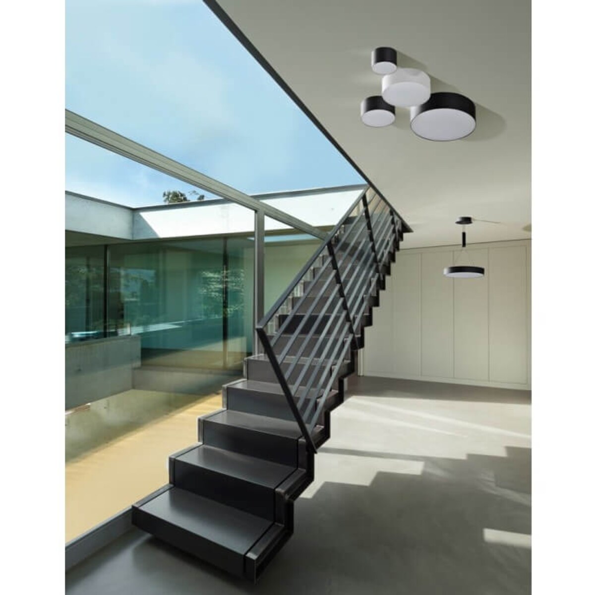 Sufitowy downlight nowoczesny Monza AZ3231 LED 18W czarna tuba