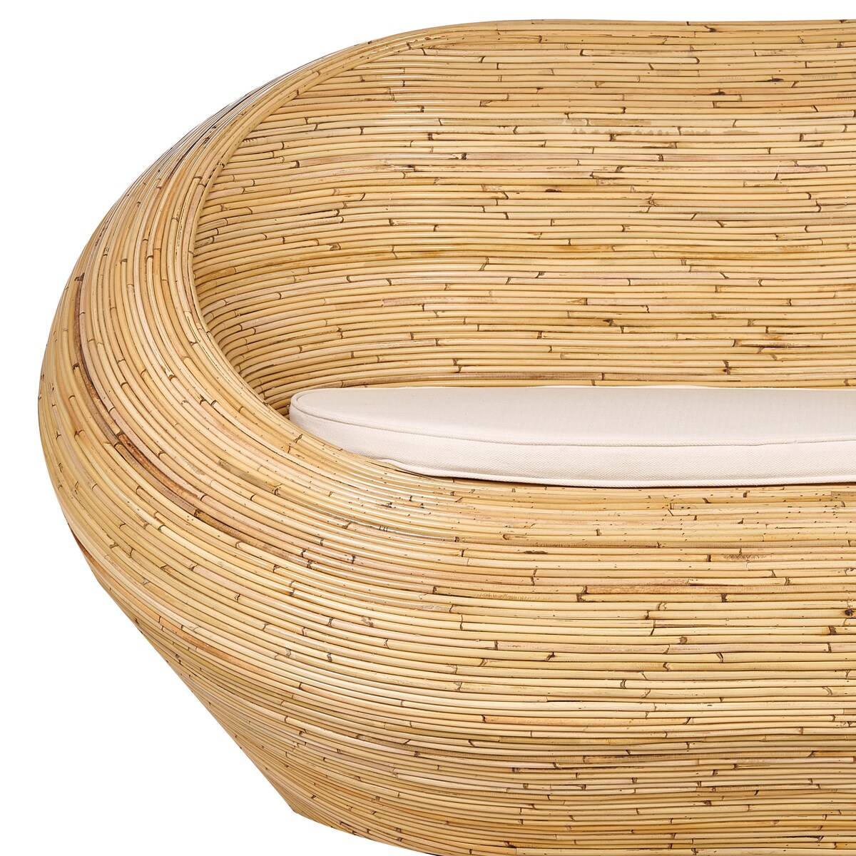 Sofa ogrodowa dla 2 osób MAIORI Rattan Naturalny