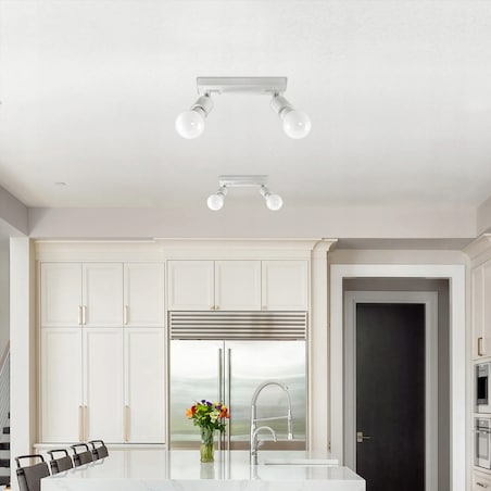 Lampa Sufitowa Plafon Reflektor Line White 2