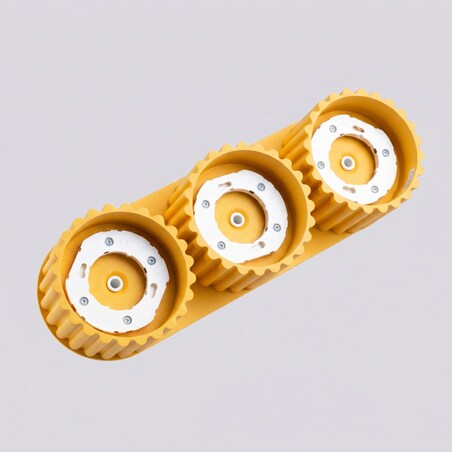 Plafon AURA 3 żółty Gx53