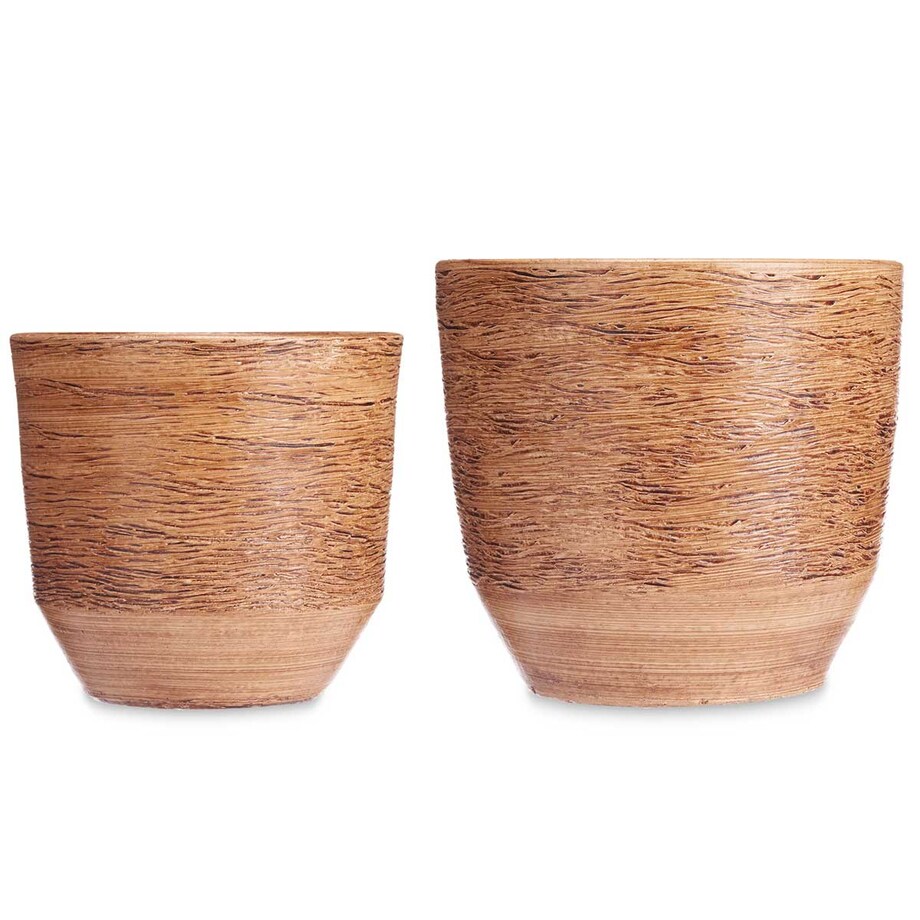 Ceramiczne doniczki DOTS&LINES, 2 sztuki: Ø 20 cm i Ø 25 cm