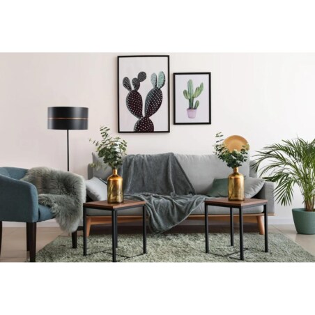 Lampa stojąca SIMPLY GLAMOUR czarna