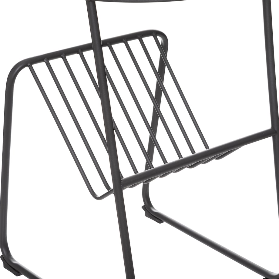 Stolik z gazetnikiem JOY, Ø 46 cm