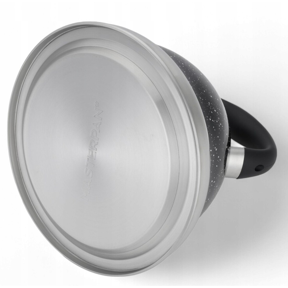 Duży Czarny Marmurkowy Czajnik Z Gwizdkiem Stalowy 3L Na Indukcję Gaz