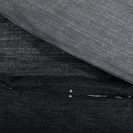 vidaXL Zestaw pościeli, ciemnoszary, 240x220 cm, bawełna
