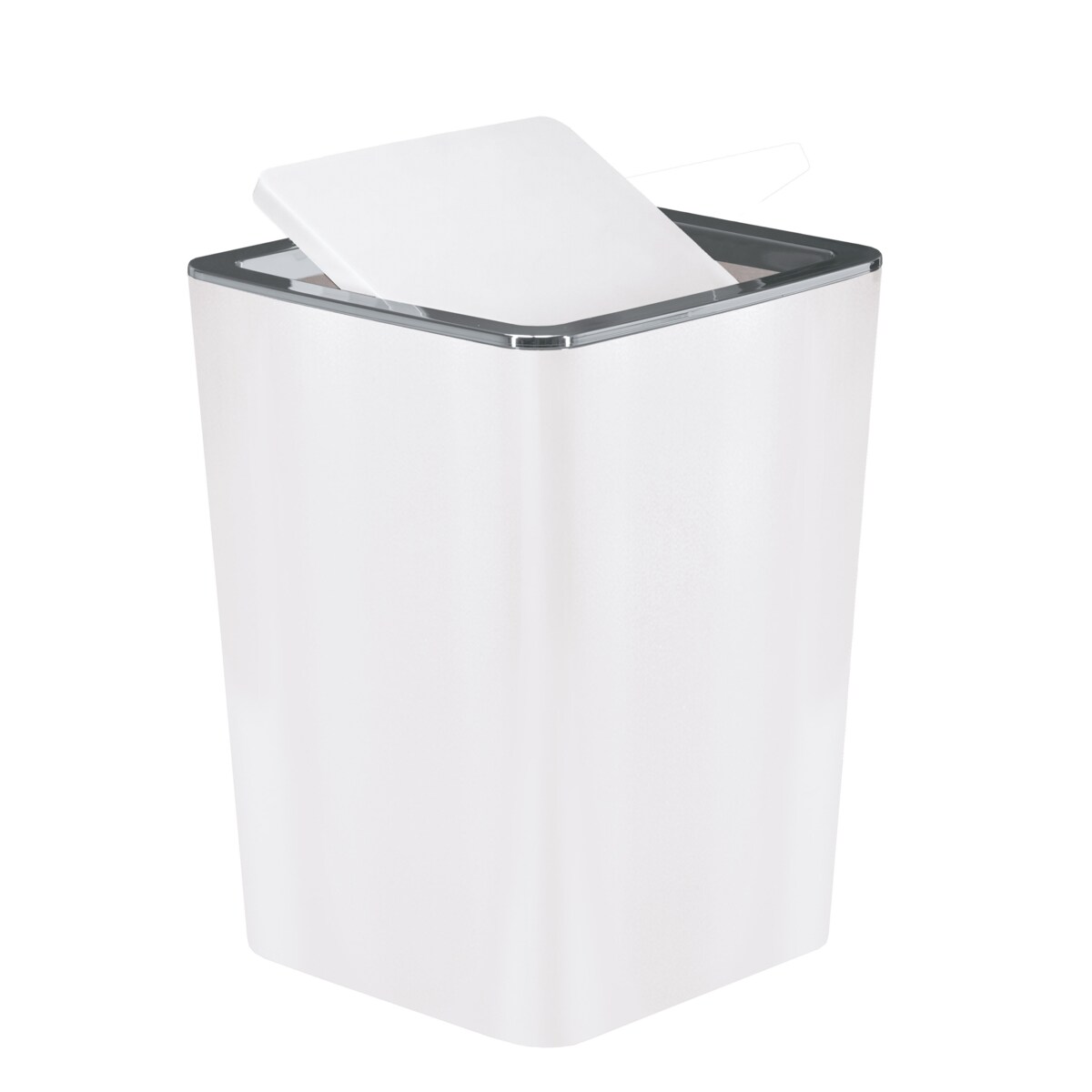 Kleine Wolke Match Kosz łazienkowy biały 5 litrów