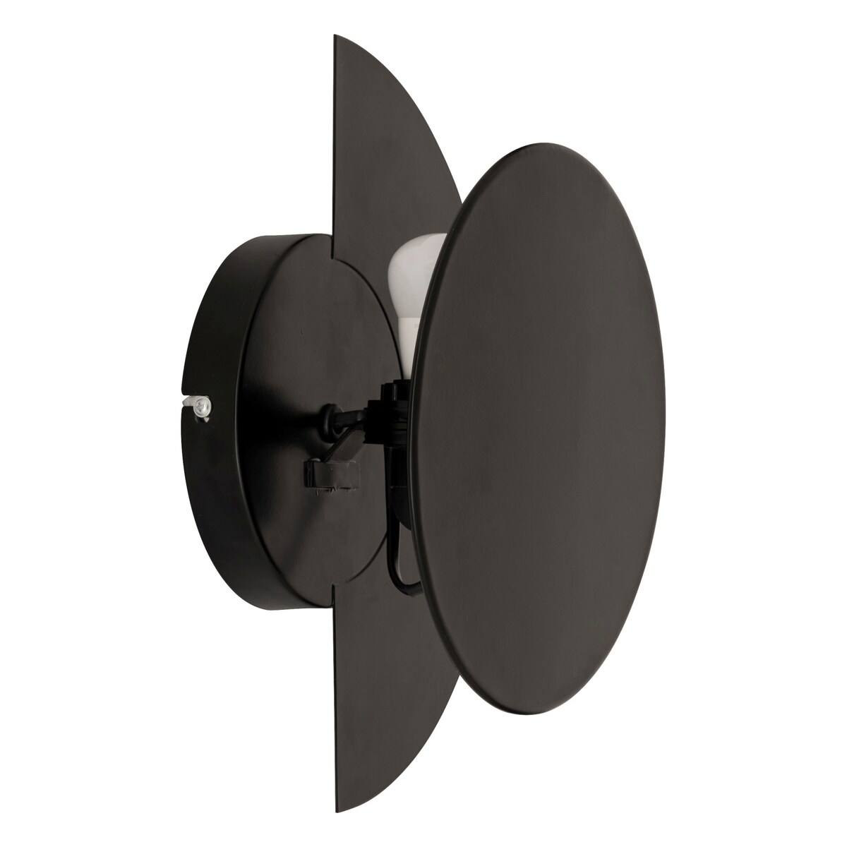 Kinkiet ścienny czarny loftowy MYSTI, wys. 30,5 cm