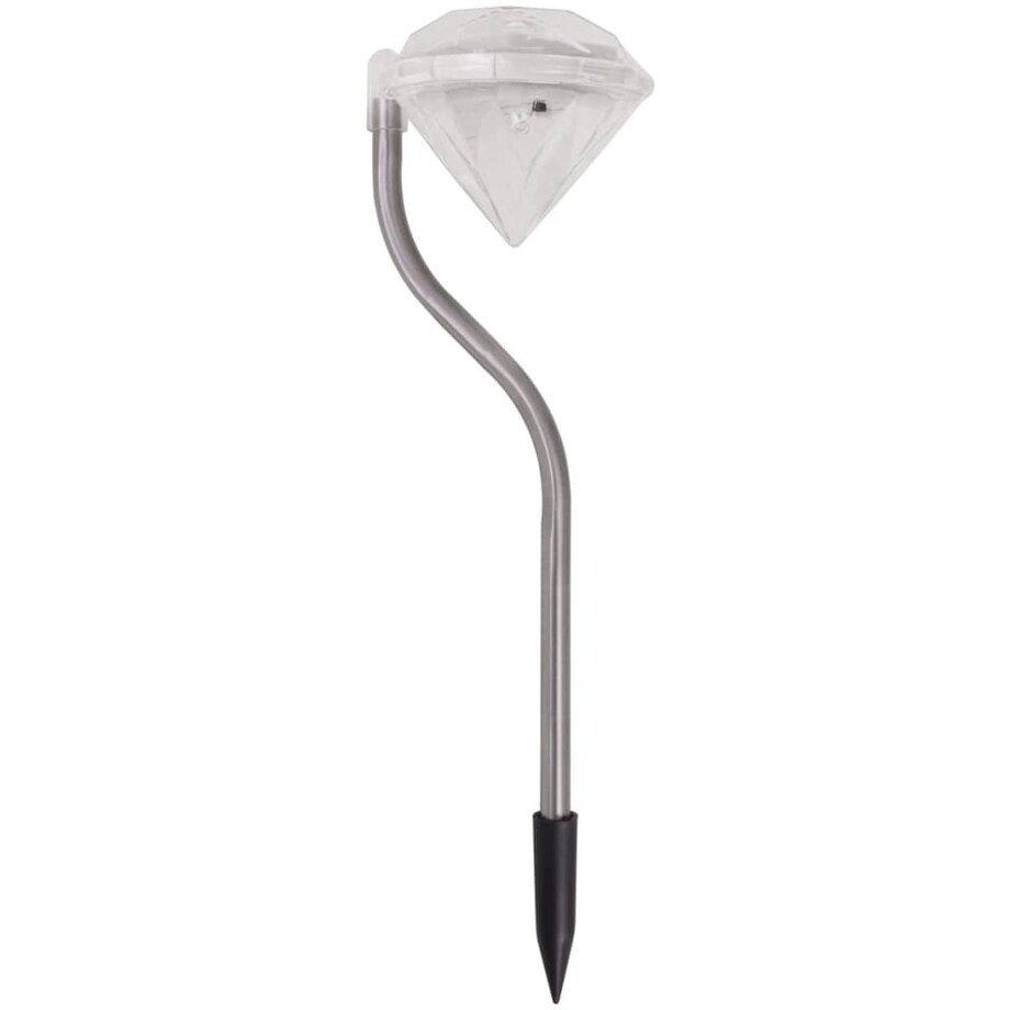 vidaXL Lampki solarne ogrodowe LED 6 szt, 9x7,8x29,5 cm