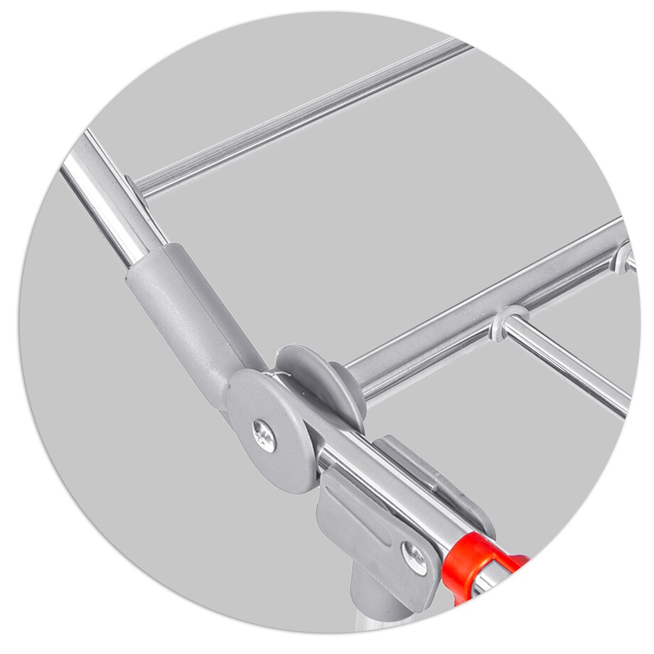 Suszarka na pranie ze stali nierdzewnej stojąca 27m Massido Lydia