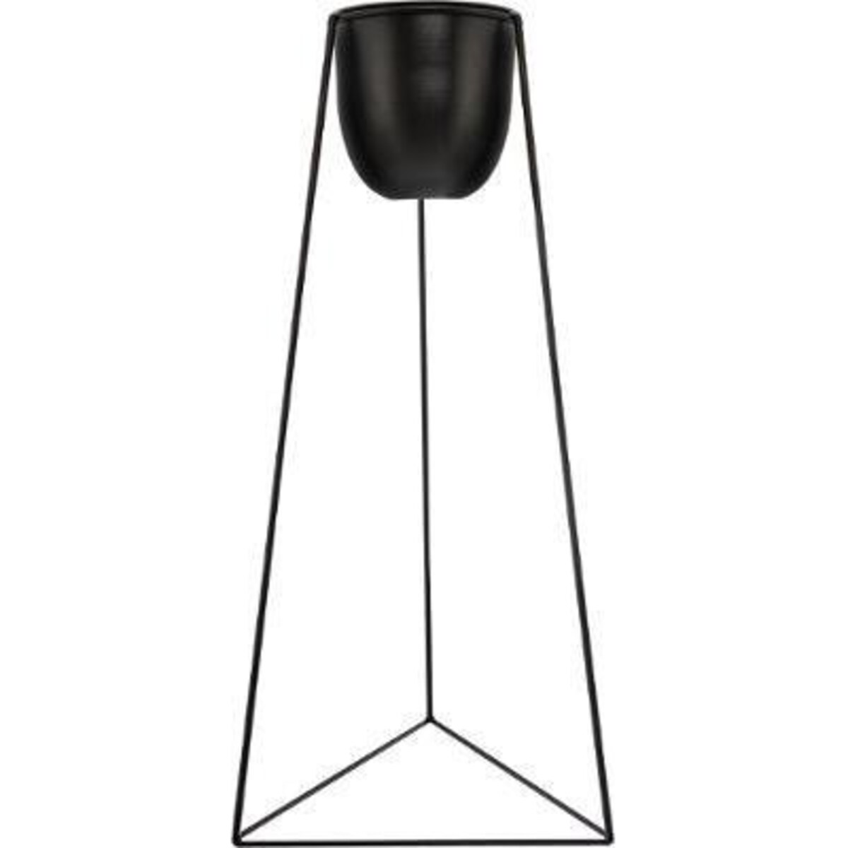 Nowoczesny kwietnik do salonu na trójnogu, 2 sztuki