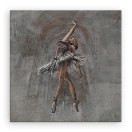 Obraz Ścienny BALERINA Taniec Balet Beton 60x60cm