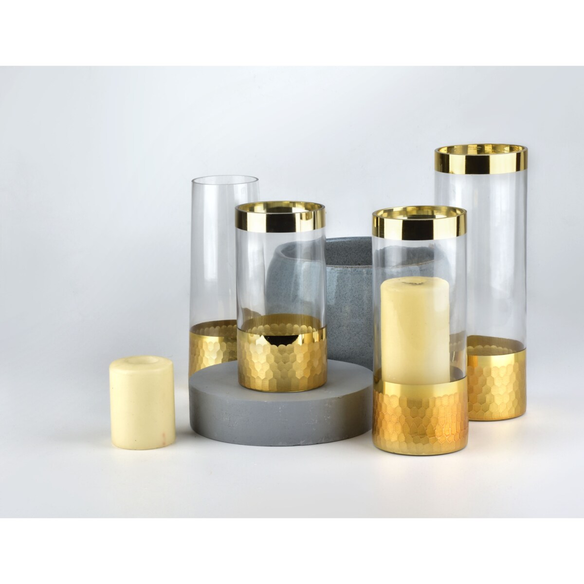 SERENITE Wazon 10xh25cm skośny