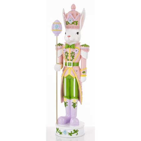 Figurka - Króliczka w różowym mundurku 62x17,5x14,5 cm SOLDATA-2 LED