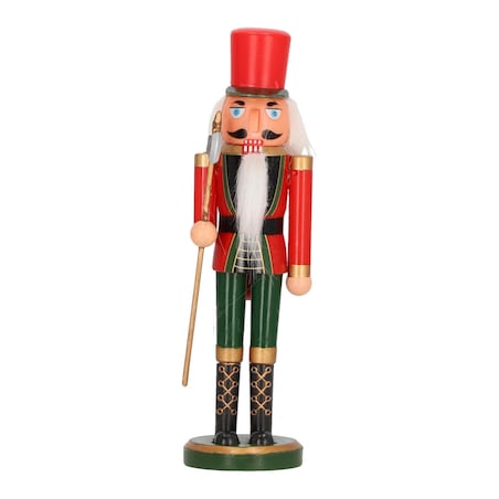 DZIADEK DO ORZECHÓW czerwony kapelusz 28cm FIGURKA