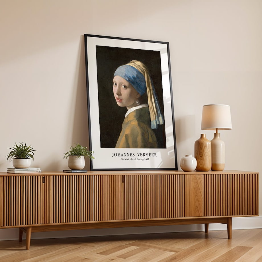 plakat johannes vermeer girl with a pearl earring 50x70