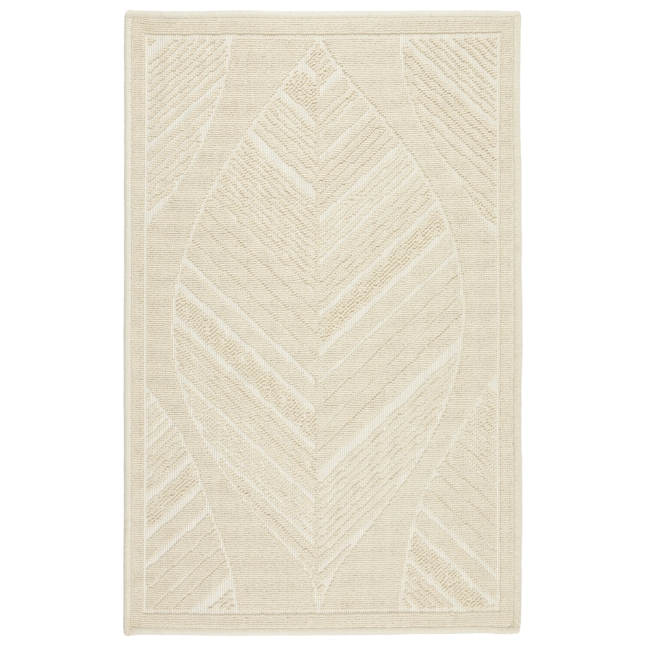 Dywanik łazienkowy Lino 60x90 cm bawełniany boho beżowy