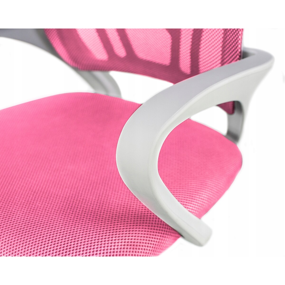 Krzesło biurowe profilowane SMART różowe